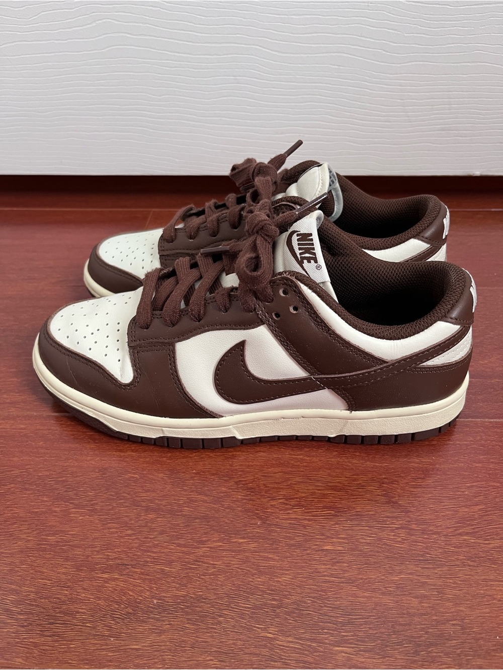 Nike Leather Dunk Low - Sail/Coconut Milk/Cacao Wow
